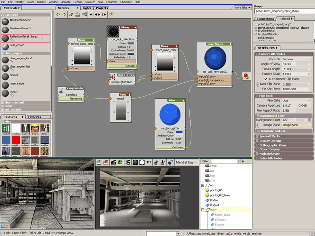 A suggested screen-layout for material tuning and rendering by Thomas Mann